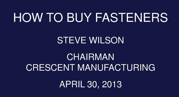 Howtobuyfasteners Bystevewilson